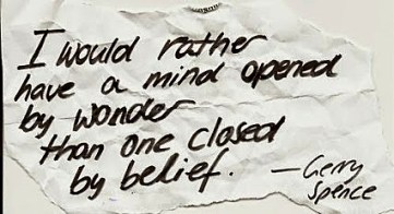 Mind open to belief 10.14