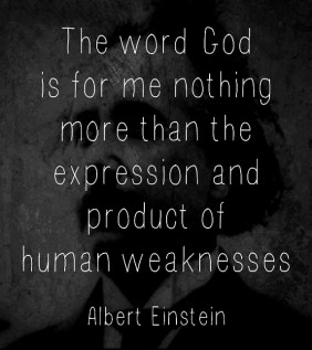 Albert Einstein God quote