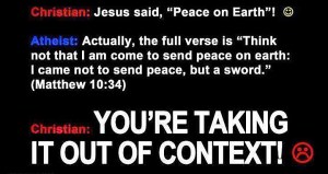 Jesus sword Mathew 10:34